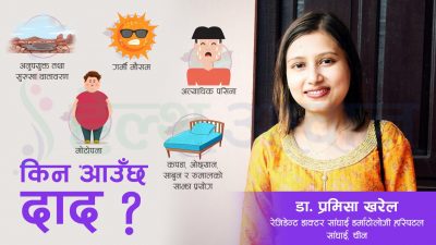 डा. प्रमिसा खरेलको सल्लाह : यसरी बच्न सकिन्छ छालामा आउने…