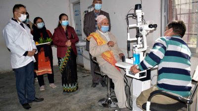 लुम्बिनी प्रादेशिक अस्पतालमा आँखा रोगको उपचार सुरू