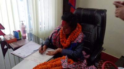 प्रदेश १ को सामाजिक विकास मन्त्रीमा राई, पदभार ग्रहण गर्दै…