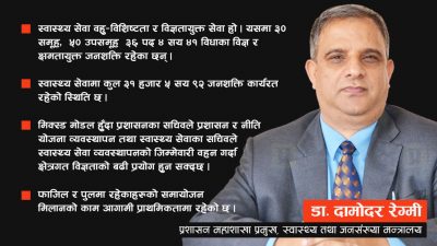 ‘स्वास्थ्य र गैर स्वास्थ्य समूहको संस्थागत अन्तरघुलन अझै मजबुत बनाउनुपर्छ’