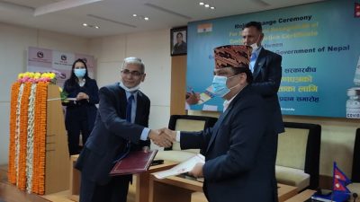 कोभिड खोप प्रमाण पत्रलाई मान्यता दिने नेपाल-भारतबीच सम्झौता