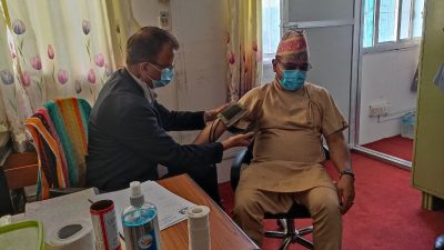 सिंहदरबारभित्रको हेल्थ डेक्स पुनः सुचारू