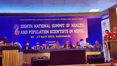 आठौँ स्वास्थ्य तथा जनसङ्ख्या वैज्ञानिक शिखर सम्मेलन सुरु