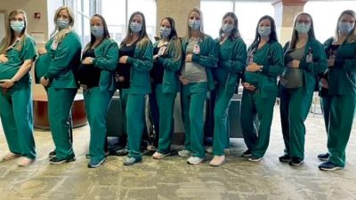 अस्पतालका एकै विभागका ११ नर्स एकैसाथ गर्भवती