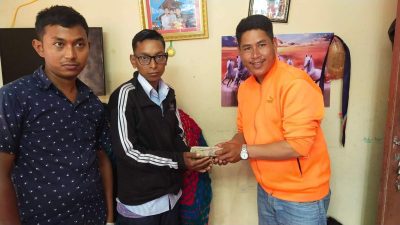 वडाअध्यक्ष जिरेलले गरे मृगौला पीडितलाई सहयोग