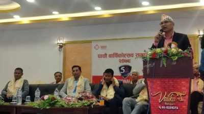 एमाले उपाध्यक्ष पौडेल भन्छन्, ‘स्वास्थ्यकर्मीका समस्या रहेसम्म गुणस्तरीय स्वास्थ्य सेवा&hellip;