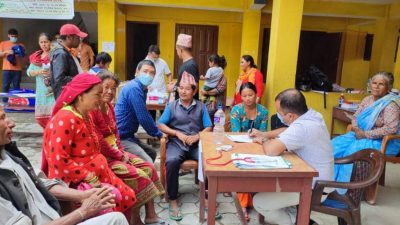 ग्रीन लाइफ हेल्थकेयरको एकदिने स्वास्थ्य शिविर सम्पन्न