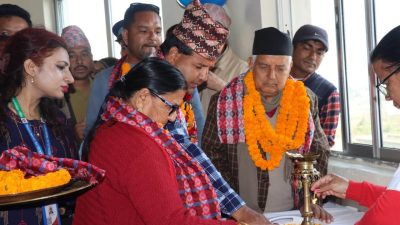 सुनिल शर्माले प्रतिवद्धता पूरा गर्दै नोबेलमा ५० शैय्याको निःशुल्क क्याविन…