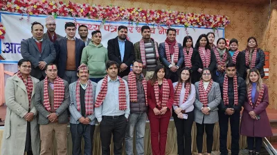स्वास्थ्य पत्रकार मञ्चमा नयाँ कार्यसमिति 