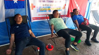 स्थापना दिवसको अवसरमा रक्तदान